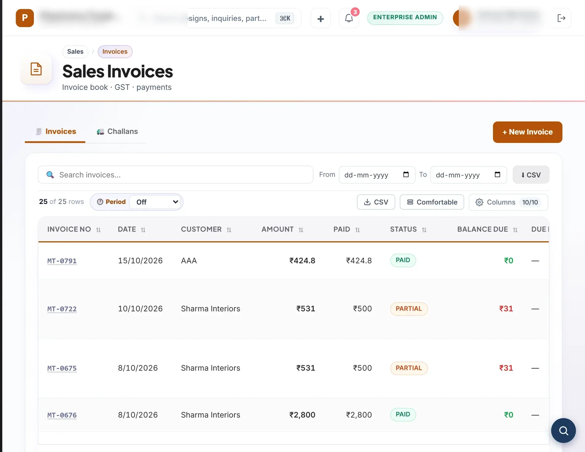 Sales and Marketing in Prabandh